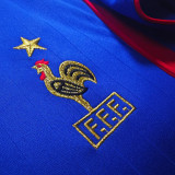 2006 France Home Blue Retro Soccer Jersey