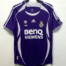 2006/07 RM Away Purple Retro Soccer Jersey