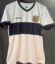 2024/25 Ecuador Away White Fans Soccer Jersey