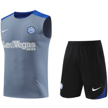 2024/25 In Milan Grey  Vest Training Jersey(A Set)