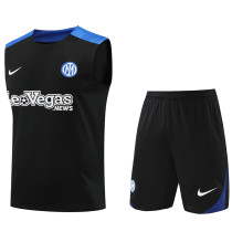 2024/25 In Milan Black  Vest Training Jersey(A Set)