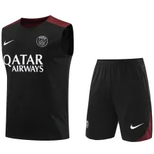 2024/25 PSG Black Vest Training Jersey(A Set)