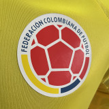 2024/25 Colombia Home Yellow Player Version Soccer Jersey