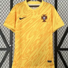 2024/25 Portugal Yellow GK Fans Soccer Jersey