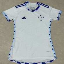 2024/25 Cruzeiro Away White Women Soccer Jersey 女