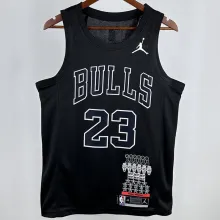 Bulls JORDAN #23 Black Honor Edition NBA Jerseys