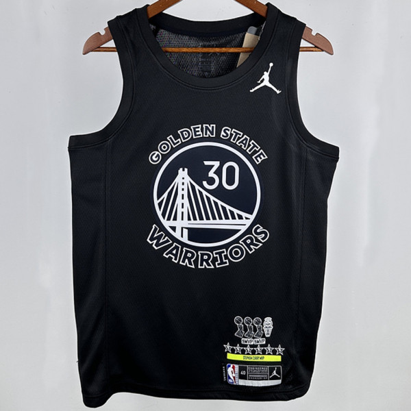 Warriors CURRY #30  Black Honor Edition NBA Jerseys