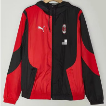 2024/25 AC Red Black  Windbreaker