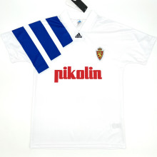 1992/93 Zaragoza Home White Retro Soccer Jersey