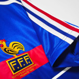 1984 France Home Blue Retro Soccer Jersey