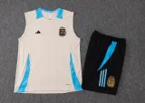 2024/25 Argentina Grey Vest Training Jersey(A Set)