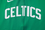 2024/25 Celtics Green Hoody Zipper Jacket Tracksuit