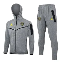 2024/25 PSG Grey Hoody Zipper Jacket Tracksuit 黄标