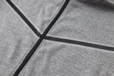 2024/25 BA  Grey Hoody Zipper Jacket Tracksuit 浅橙标