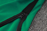 2024/25 Celtics Green Hoody Zipper Jacket Tracksuit