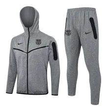2024/25 BA  Grey Hoody Zipper Jacket Tracksuit 黑标