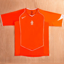 2004 NL Home Orange Retro Soccer Jersey