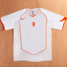 2004 NL Away White Retro Soccer Jersey