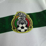2006 Mexico Away White Retro Soccer Jersey