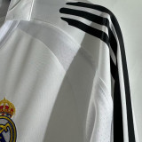 2005/06 RM White Home Retro Long Sleeve Soccer Jersey