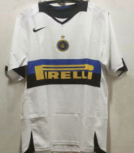 2005/06 In Milan Away White Retro Soccer Jersey