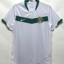 2006 Mexico Away White Retro Soccer Jersey