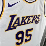 2024/25 Lakers TOSCANO #95  White  NBA Jerseys