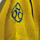 2008 Iron Maiden Yellow Retro Jersey (Number 08)