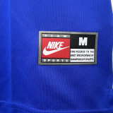 1998 Brazil Away Blue Retro Soccer Jersey