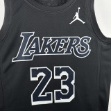 Lakers JAMES #23  Black Honor Edition NBA Jerseys
