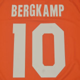 1996 Netherlands Home Orange Retro Jersey