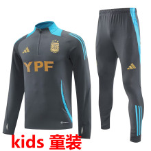 2024/25 Argentina Grey Kids Sweater Tracksuit