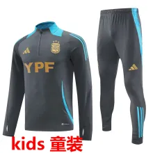 2024/25 Argentina Grey Kids Sweater Tracksuit