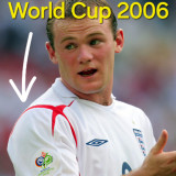 2006 England Home White Retro Soccer Jersey