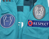 2017/18 RM 3rd Retro Long Sleeve Fans Soccer Jersey