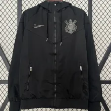 2024/25 Corinthians Black Windbreaker