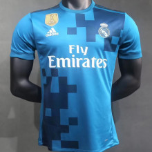 2017/18 RM Third Retro Player Version Soccer Jersey  球员版带胸前章