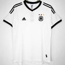 2002/03 Germany Home White Retro Soccer Jersey