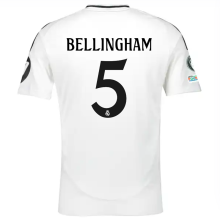 BELLINGHAM #5 RM 1:1 Quality Home Fans Jersey 2024/25 （UCL Font) ★★