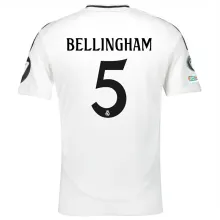 BELLINGHAM #5 RM 1:1 Quality Home Fans Jersey 2024/25 （UCL Font) ★★