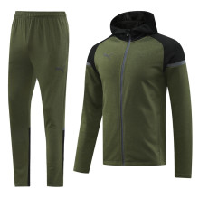 2024/25 Puma Blackish Green Hoody Zipper Jacket Tracksuit