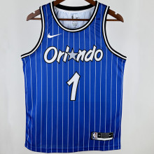 2019 Magic MCGRADY #1 Sapphire Blue Retro NBA Jerseys