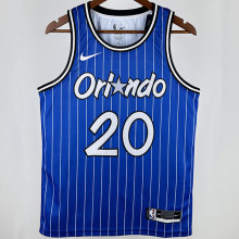 2019 Magic FULTZ #20 Royal Blue Retro NBA Jerseys
