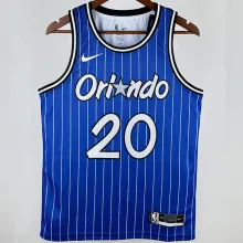 2019 Magic FULTZ #20 Royal Blue Retro NBA Jerseys