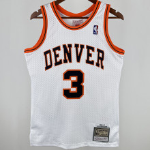 2006/07 Nuggets IVERSON #3 White Retro NBA Jerseys 热压