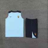 2024/25 France Light Blue Vest Training Jersey(A Set)