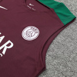 2024/25 PSG Wine Red Vest Training Jersey(A Set)