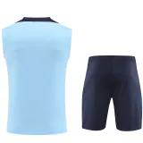 2024/25 France Light Blue Vest Training Jersey(A Set)