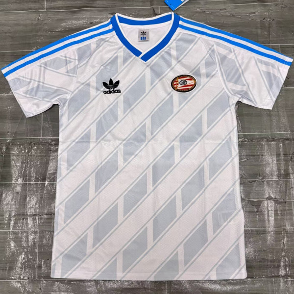 1987/88 PSV Away White Retro Soccer Jersey