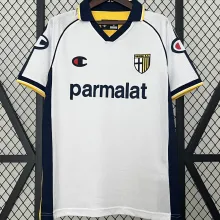 2003/04 Parma Away White Retro Soccer Jersey